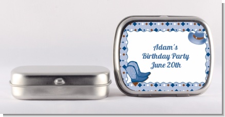 Cowboy Western - Personalized Birthday Party Mint Tins