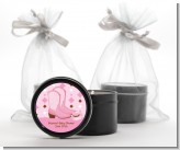 Cowgirl Western - Baby Shower Black Candle Tin Favors