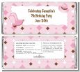 Cowgirl Western - Personalized Birthday Party Candy Bar Wrappers thumbnail