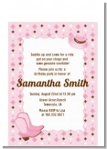 Cowgirl Western - Birthday Party Petite Invitations