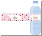 Cowgirl Western - Personalized Baby Shower Water Bottle Labels