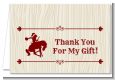 Cowgirl Rider - Birthday Party Thank You Cards thumbnail
