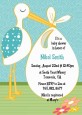 Stork It's a Boy - Baby Shower Invitations thumbnail