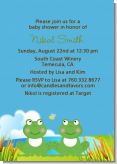 Twin Frogs - Baby Shower Invitations