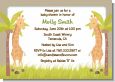 Twin Giraffes - Baby Shower Invitations thumbnail