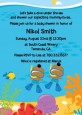 Under the Sea African American Baby Boy Twins Snorkeling - Baby Shower Invitations thumbnail