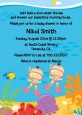 Under the Sea Asian Baby Girl Twins Snorkeling - Baby Shower Invitations thumbnail