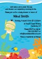 Under the Sea Asian Baby Snorkeling - Baby Shower Invitations thumbnail