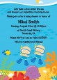 Under the Sea Baby Twin Boys Snorkeling - Baby Shower Invitations thumbnail