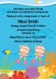Under the Sea Baby Twin Girls Snorkeling - Baby Shower Invitations thumbnail