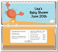 Crab | Cancer Horoscope - Personalized Baby Shower Candy Bar Wrappers