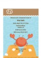 Crab | Cancer Horoscope - Baby Shower Petite Invitations thumbnail