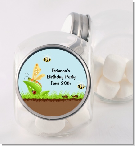 Critters Bugs & Insects - Personalized Birthday Party Candy Jar