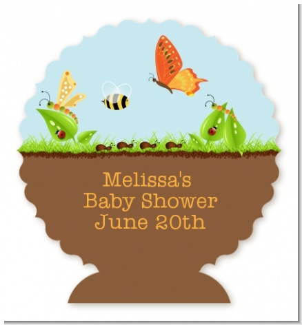 Critters Bugs & Insects - Personalized Baby Shower Centerpiece Stand