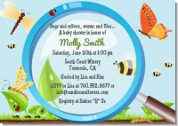 Critters Bugs & Insects - Baby Shower Invitations