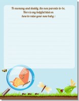Critters Bugs & Insects - Baby Shower Notes of Advice