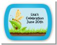 Critters Bugs & Insects - Personalized Birthday Party Rounded Corner Stickers thumbnail