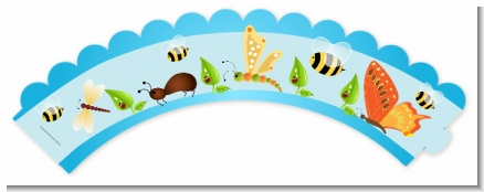 Critters Bugs & Insects - Baby Shower Cupcake Wrappers