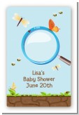 Critters Bugs & Insects - Custom Large Rectangle Baby Shower Sticker/Labels