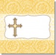 Cross Yellow & Brown Baptism Theme thumbnail