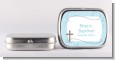 Cross Blue - Personalized Baptism / Christening Mint Tins thumbnail