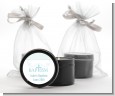 Cross Blue Necklace - Baptism / Christening Black Candle Tin Favors thumbnail