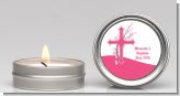 Cross Cherry Blossom - Baptism / Christening Candle Favors