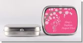 Cross Cherry Blossom - Personalized Baptism / Christening Mint Tins