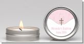 Cross Pink - Baptism / Christening Candle Favors