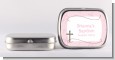 Cross Pink - Personalized Baptism / Christening Mint Tins thumbnail