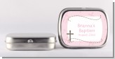 Cross Pink - Personalized Baptism / Christening Mint Tins