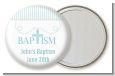 Cross Blue Necklace - Personalized Baptism / Christening Pocket Mirror Favors thumbnail