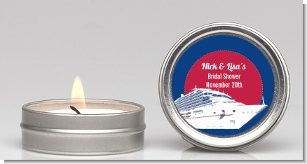 Cruise Ship - Bridal Shower Candle Favors