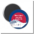 Cruise Ship - Personalized Bridal Shower Magnet Favors thumbnail