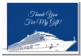 Cruise Ship - Bridal Shower Thank You Cards thumbnail