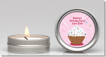 Cupcake Girl - Birthday Party Candle Favors