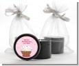 Cupcake Girl - Birthday Party Black Candle Tin Favors thumbnail