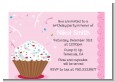 Cupcake Girl - Birthday Party Petite Invitations thumbnail