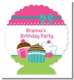 Cupcake Trio - Personalized Birthday Party Centerpiece Stand thumbnail