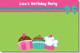 Cupcake Trio - Personalized Birthday Party Placemats