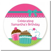 Cupcake Trio - Personalized Birthday Party Table Confetti