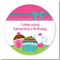 Cupcake Trio - Personalized Birthday Party Table Confetti