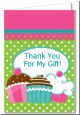 Cupcake Trio - Birthday Party Thank You Cards thumbnail