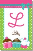 Cupcake Trio - Personalized Birthday Party Wall Art