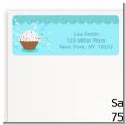 Cupcake Boy - Birthday Party Return Address Labels thumbnail