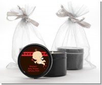 Cupid Baby Valentine's Day - Baby Shower Black Candle Tin Favors