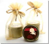 Cupid Baby Valentine's Day - Baby Shower Gold Tin Candle Favors
