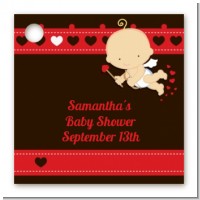 Cupid Baby Valentine's Day - Personalized Baby Shower Card Stock Favor Tags