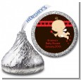 Cupid Baby Valentine's Day - Hershey Kiss Baby Shower Sticker Labels thumbnail