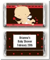 Cupid Baby Valentine's Day - Personalized Baby Shower Mini Candy Bar Wrappers